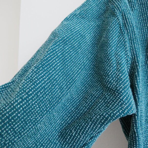 NIKE YOGA Luxe Textured Cowl Neck Pullover Sweatshirt Therma-Fit Green - Size S - Picture 7 of 11